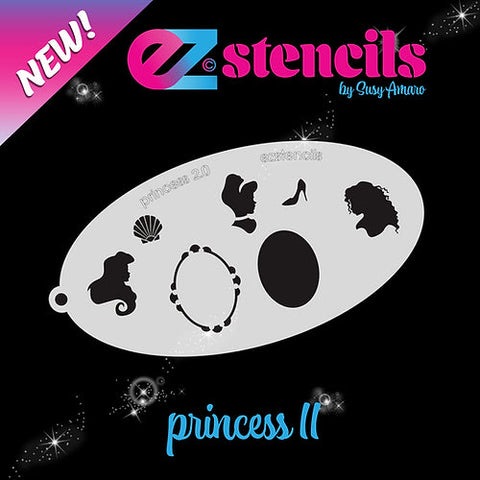 EZ Princess II Stencil by Susy Amaro