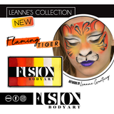 Fusion Body Art | Leanne's Palette Refill - FLAMING TIGER XL 25gr (Non Neon)