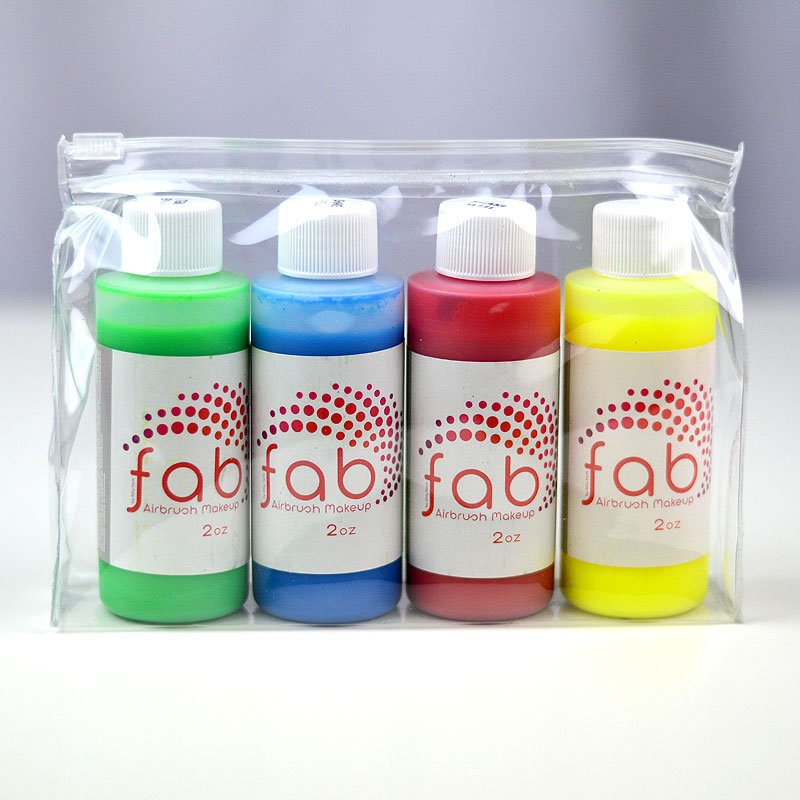 FAB Hybrid Airbrush Makeup Bundle (4 colors)