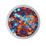 Dominance -  Orange and Blue - Gameday Glitter