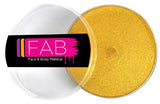 FAB Face Paint - Gold With Glitter Shimmer 16g