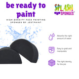 Splash Sponges (6 pieces)- High Density Half Moon