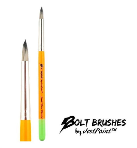 BOLT Face Painting Brushes by Jest Paint - Small FIRM Blooming Brush