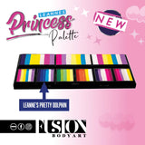 Leanne's Princess Palette - Fusion Body Art Petal Face Painting Palette