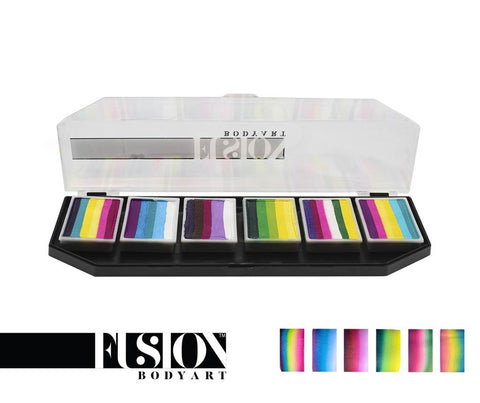 Fusion Body Art Spectrum Face Painting Palette - Leanne's Pretty Rainbow