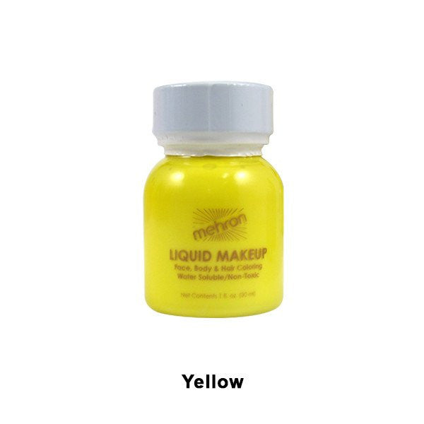 Mehron Liquid Makeup Yellow 1oz