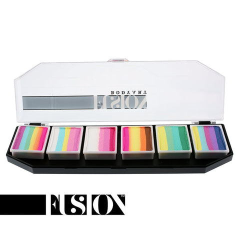 Fusion Body Art Palette - Lodie Up Cute Pastel Rainbow Palette