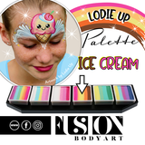 Fusion Body Art Palette - Lodie Up Cute Pastel Rainbow Palette