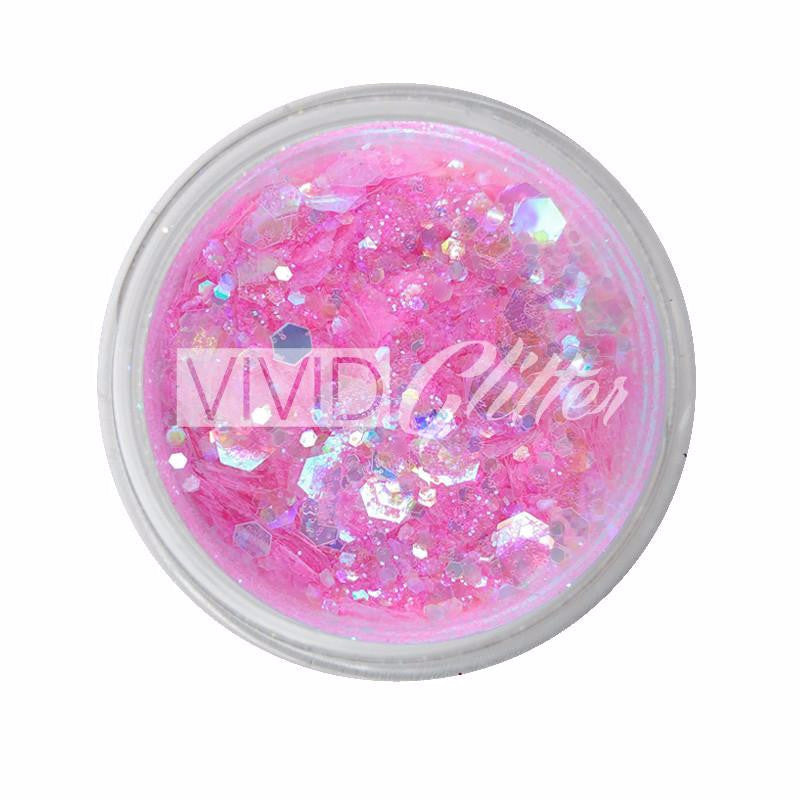 Pretty in Pink Chunky Glitter Mix, Loose Glitter, Polyester
