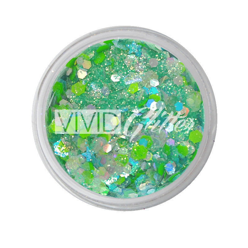 VIVID Glitter Watermelon Chunky Glitter Mix (10 gm)