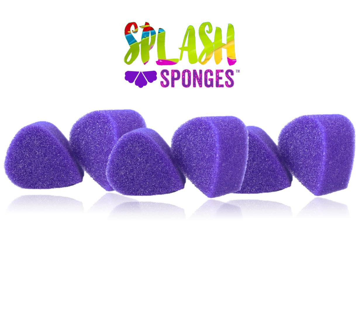 Splash Sponges- Tear Drop (6 pieces)
