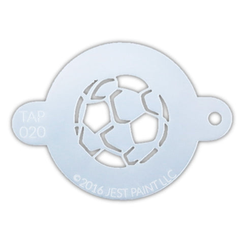 TAP 020 Face Painting Stencil - Soccer Ball