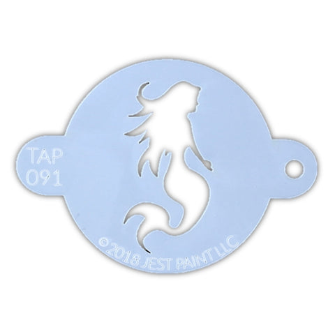 TAP 091 Face Painting Stencil - Mystical Mermaid