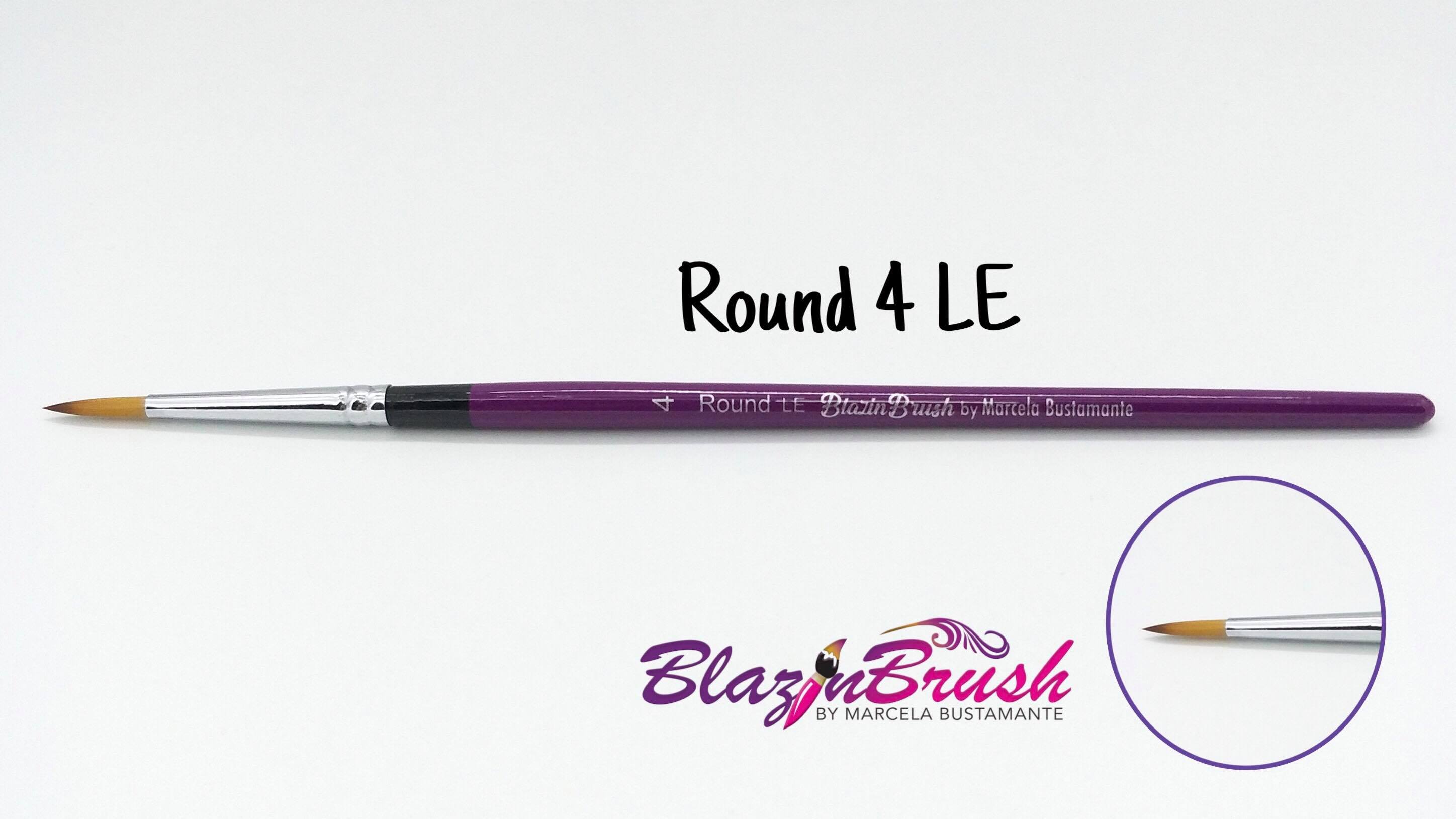 Blazin Brush Round #4 LE - Marcela Bustamante