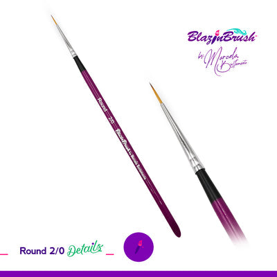 Blazin Brush by Marcela Bustamante - Details Collection - Round 2/0