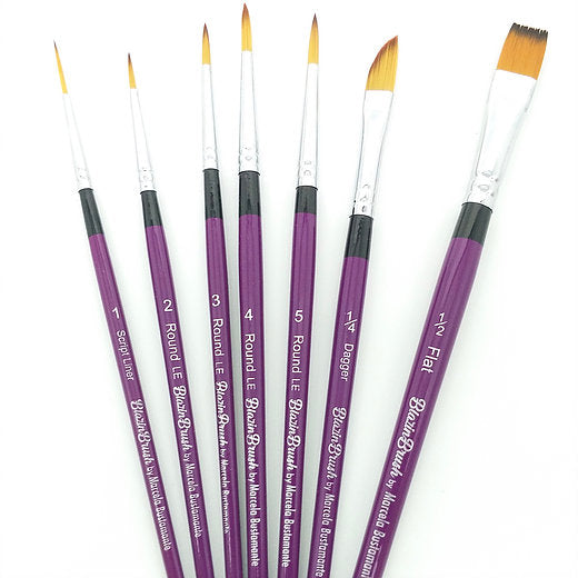 AS-7 Student Golden Synthetics Starter Brush (Set of 7)