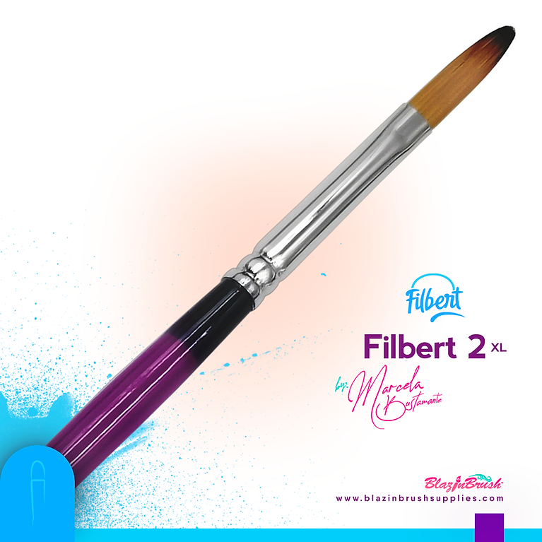 Blazin Brush Filbert 2 XL- Marcela Bustamante
