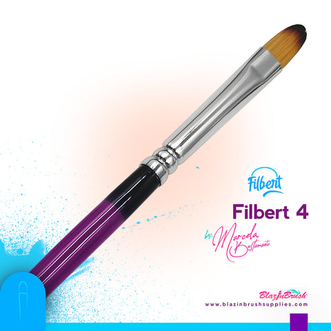 Blazin Brush Filbert 4 - Marcela Bustamante