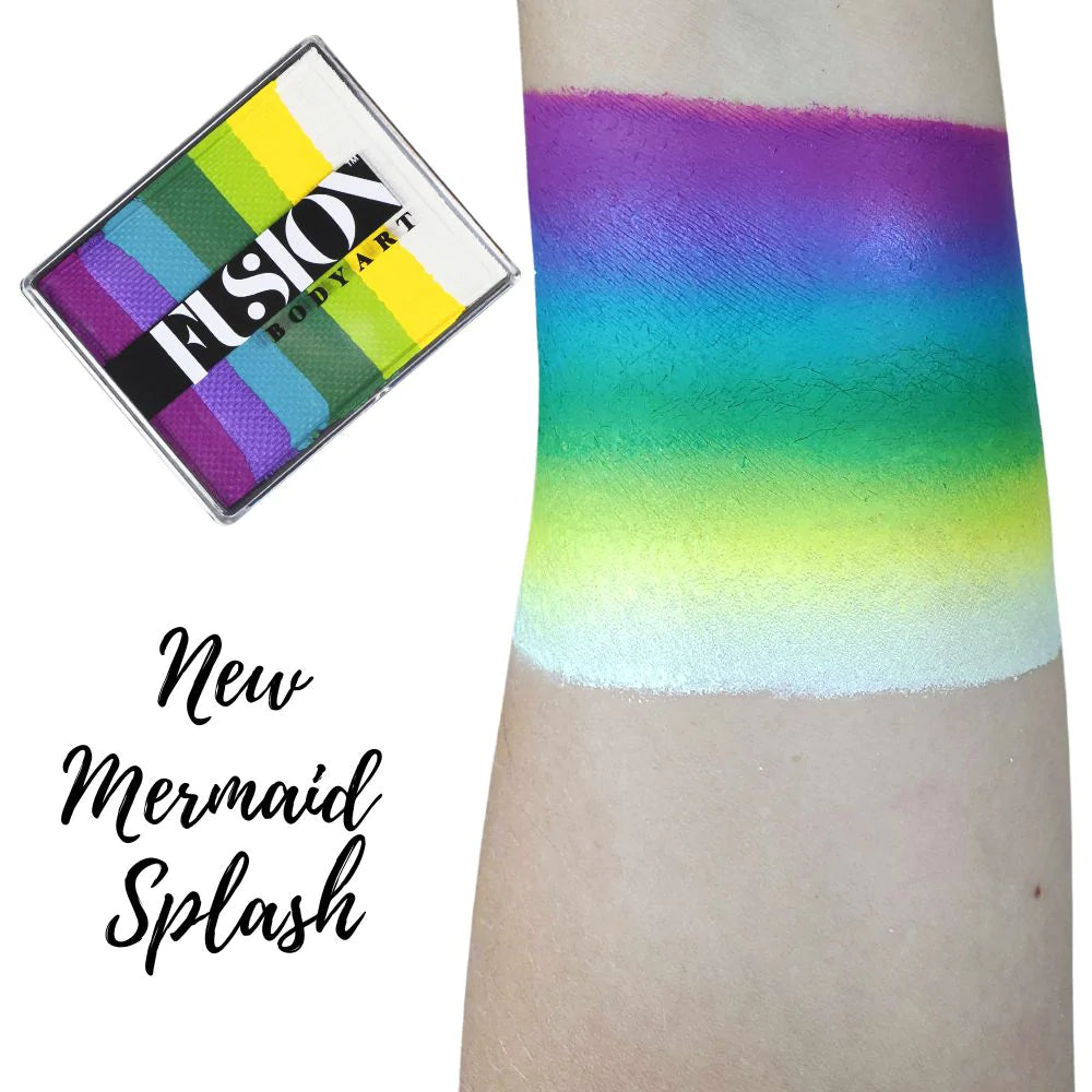 Fusion Body Art Rainbow Cake -  NEW Mermaid Splash (no neons) 50gr